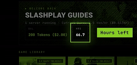 The team balance on the Home tab with the HRS chip next to it
