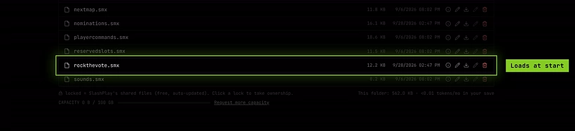 rockthevote.smx from an uploaded mod in cstrike/addons/sourcemod/plugins