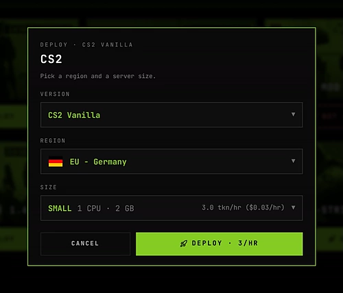 The deploy window